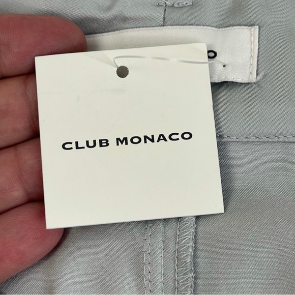 Club Monaco Carpenter Pant Silvery Grey NWT SZ 00 - Picture 8 of 11